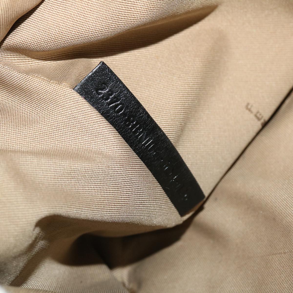 FENDI Zucchino Canvas Hand Bag Beigebs8088