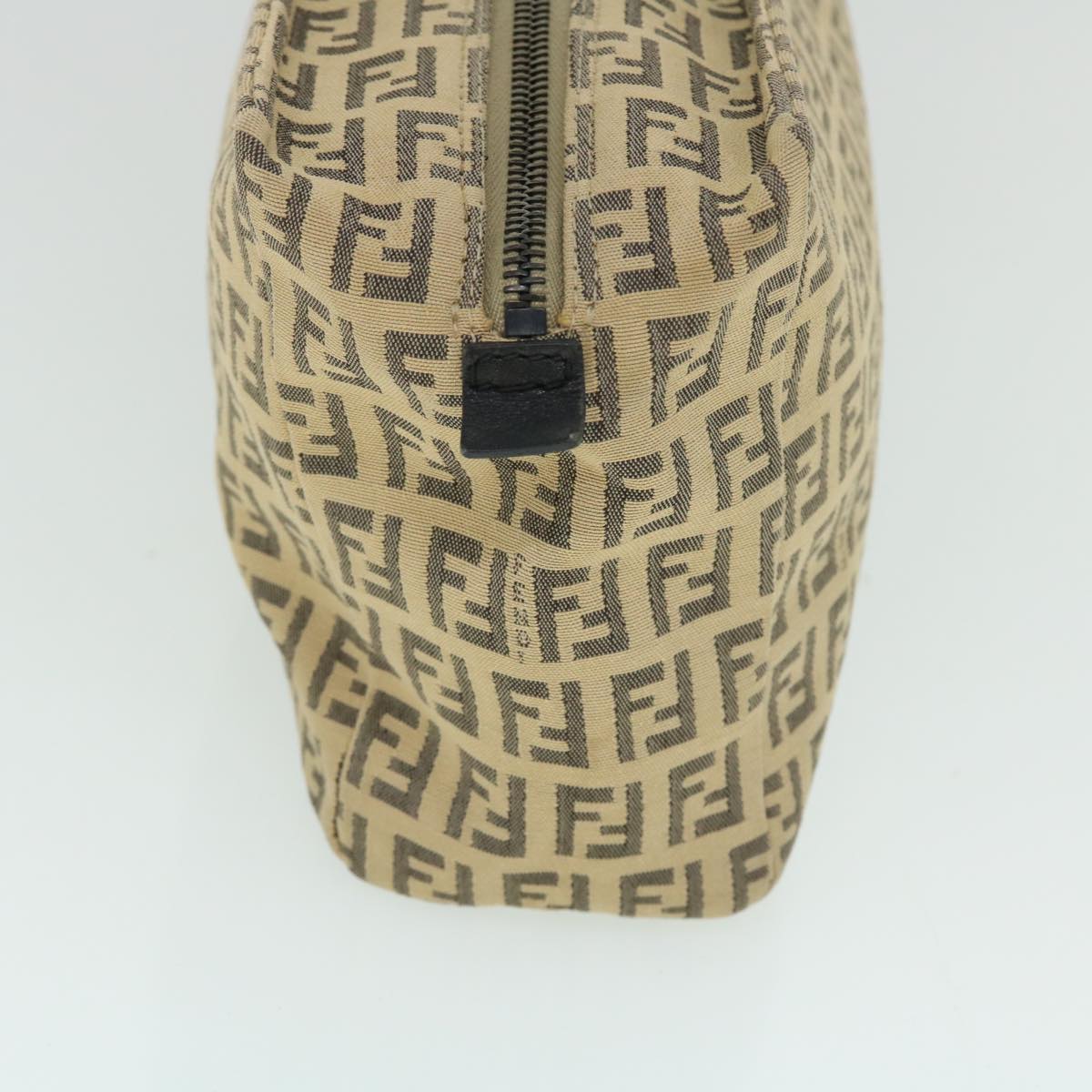 FENDI Zucchino Canvas Hand Bag Beigebs8088