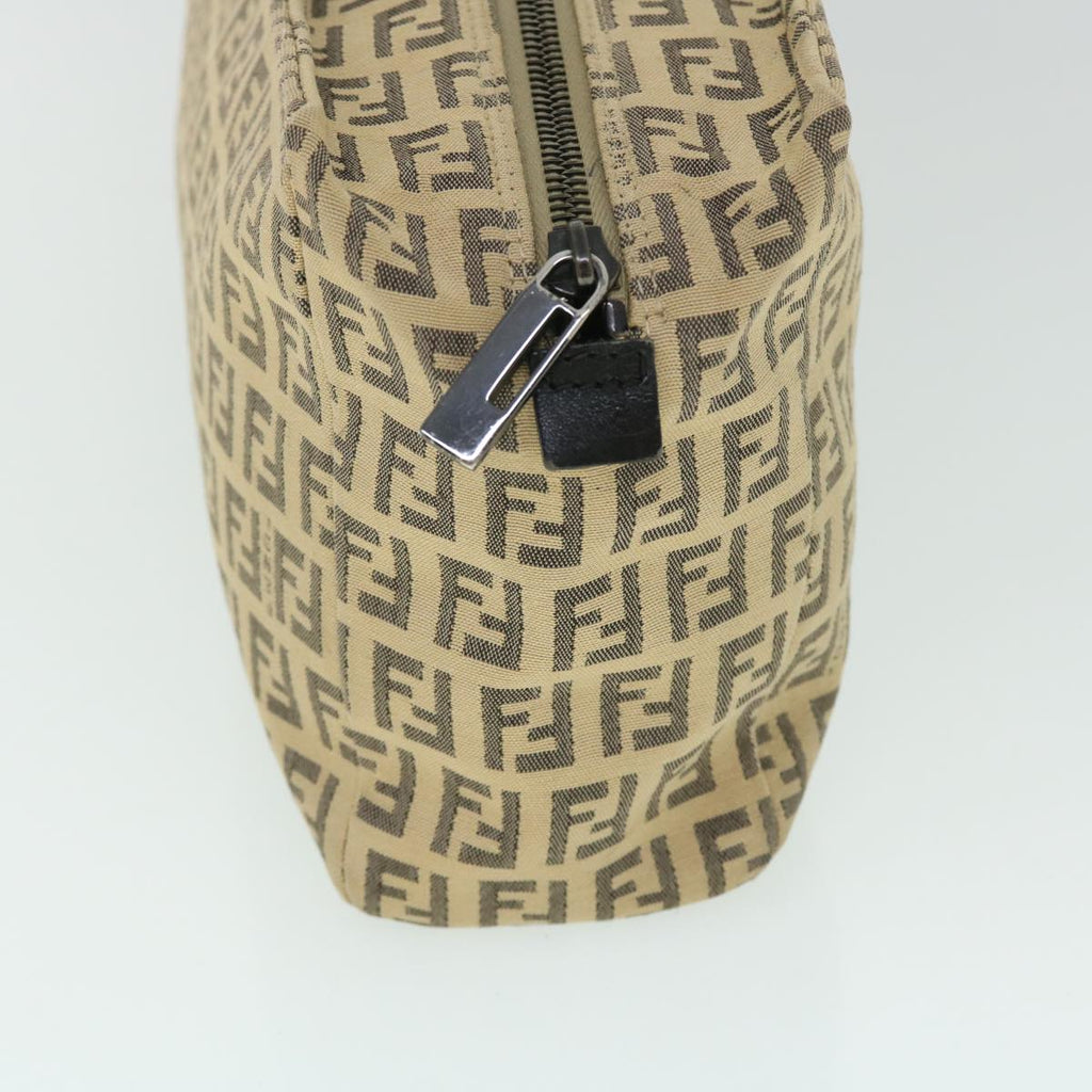FENDI Zucchino Canvas Hand Bag Beigebs8088