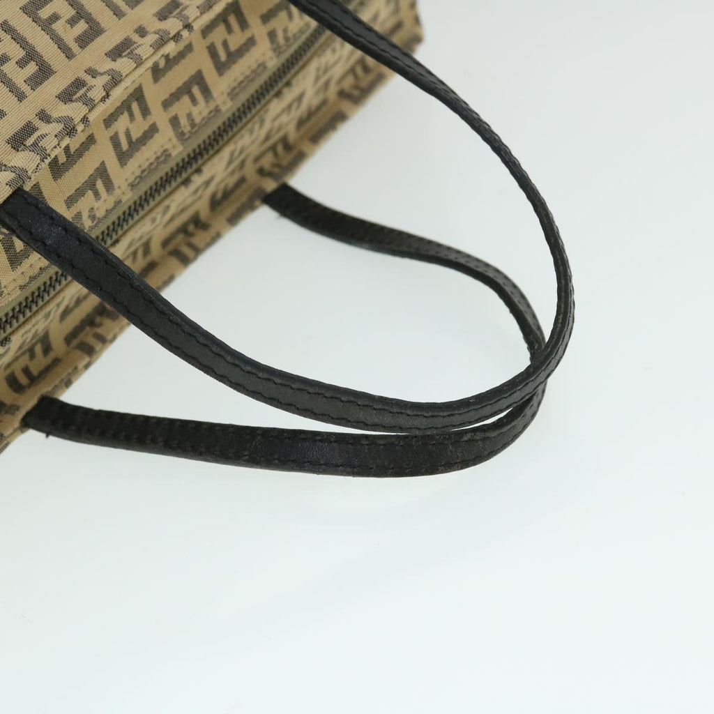 FENDI Zucchino Canvas Hand Bag Beigebs8088