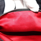 FENDI Mamma Baguette Shoulder Bag Leather Blackbs8192