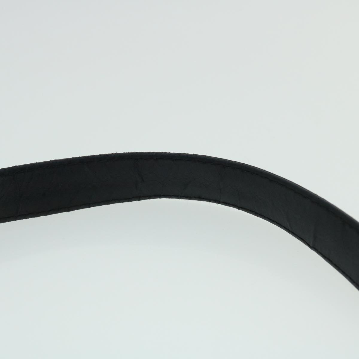 FENDI Mamma Baguette Shoulder Bag Leather Blackbs8192