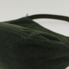 FENDI Mamma Baguette Shoulder Bag cotton Green Light Bluebs8194