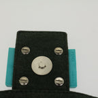 FENDI Mamma Baguette Shoulder Bag cotton Green Light Bluebs8194