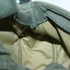 FENDI Mamma Baguette Shoulder Bag cotton Green Light Bluebs8194