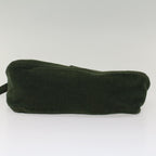 FENDI Mamma Baguette Shoulder Bag cotton Green Light Bluebs8194