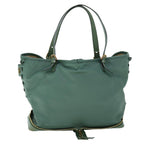 Chloe Tote Bag Leather Green bs8301