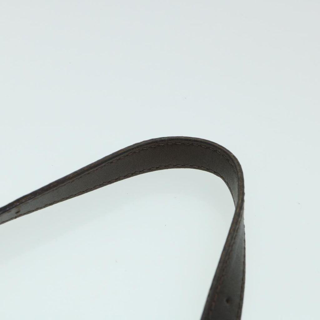 FENDI Zucca Canvas Mamma Baguette Shoulder Bag Black Brownbs8308