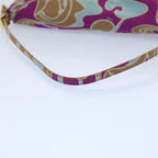 FENDI Mamma Baguette Shoulder Bag Canvas Multicolor 2305 26796 018bs8434
