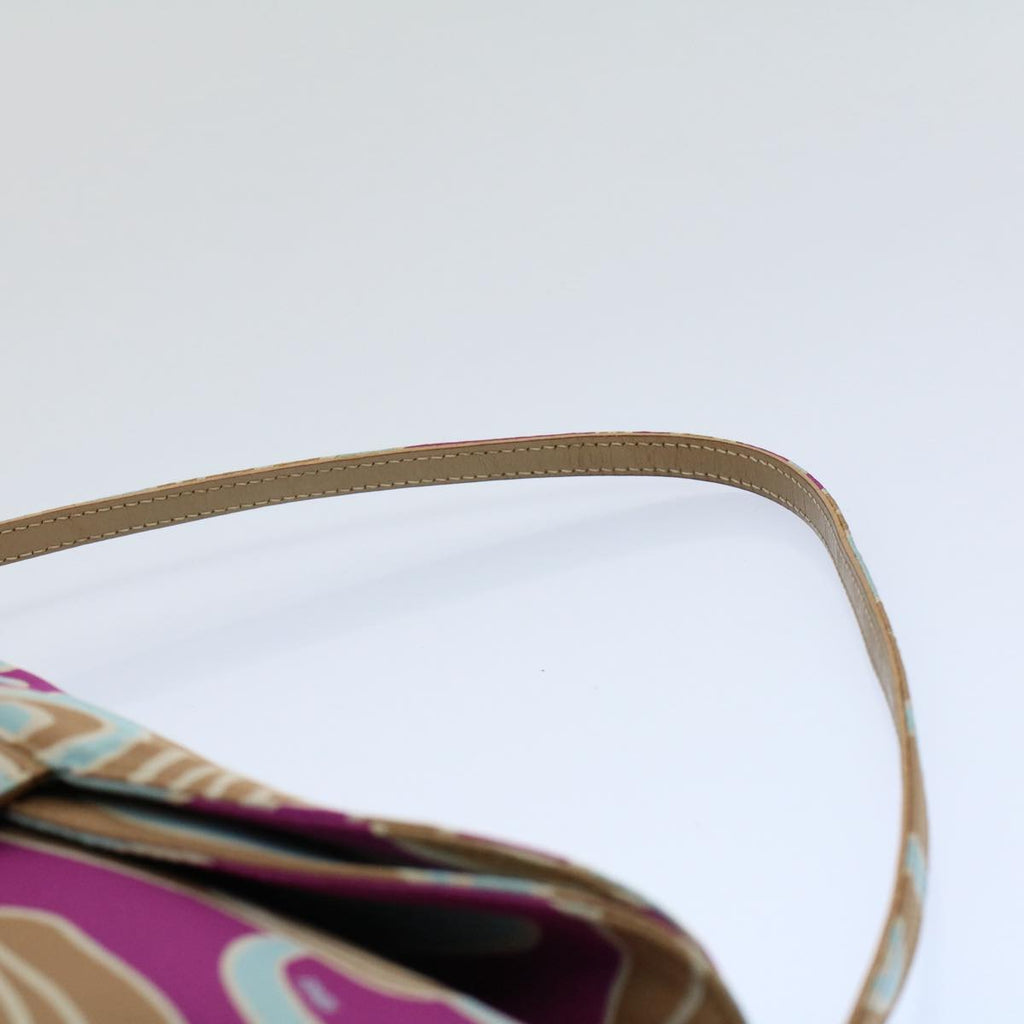 FENDI Mamma Baguette Shoulder Bag Canvas Multicolor 2305 26796 018bs8434