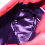 FENDI Mamma Baguette Shoulder Bag Suede Redbs8443