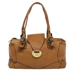Chloe Shoulder Bag Leather Brown bs8450