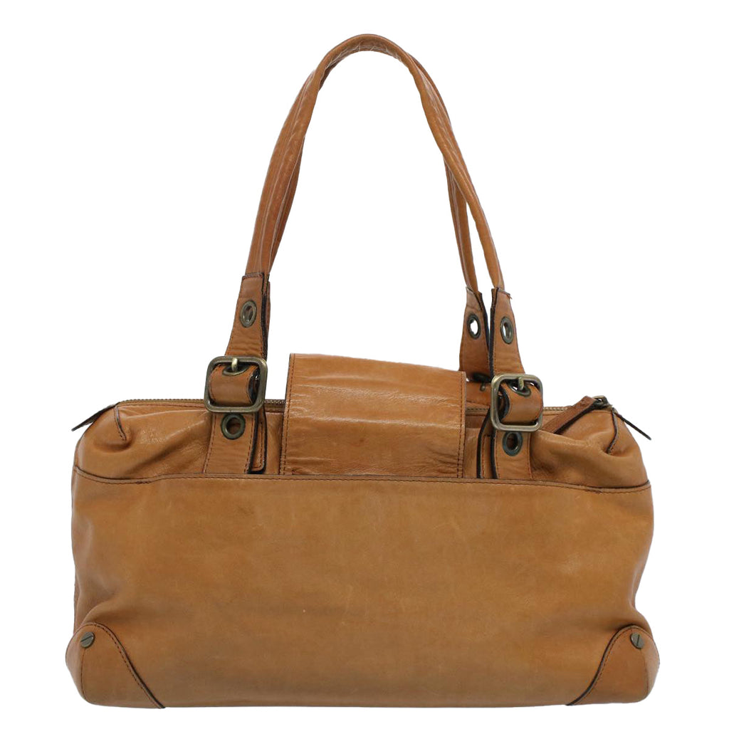 Chloe Shoulder Bag Leather Brown bs8450