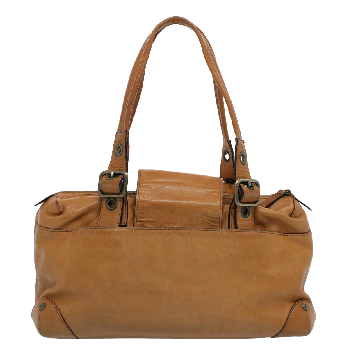 Chloe Shoulder Bag Leather Brown bs8450