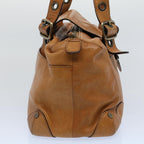 Chloe Shoulder Bag Leather Brown bs8450