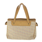 CELINE Macadam Canvas Hand Bag 2Set Beige  8536