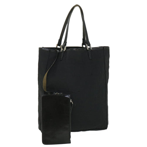 FENDI Zucca Canvas Tote Bag Blackbs8537