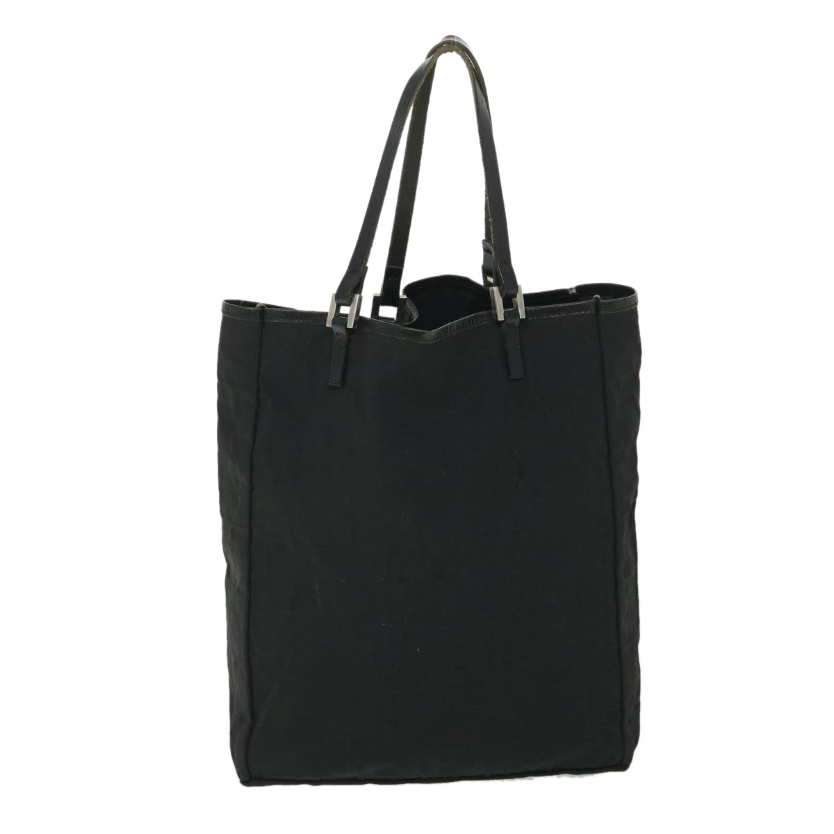 FENDI Zucca Canvas Tote Bag Blackbs8537