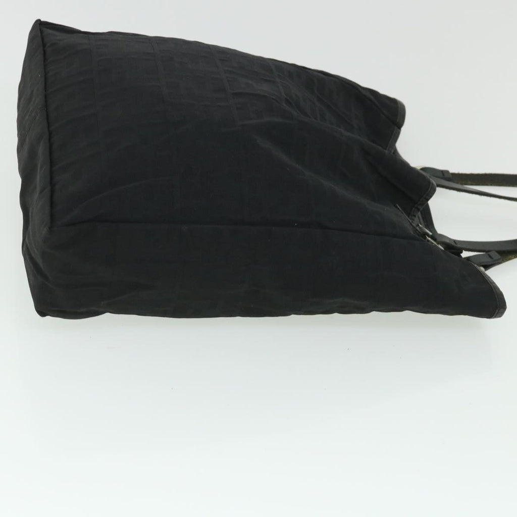FENDI Zucca Canvas Tote Bag Blackbs8537