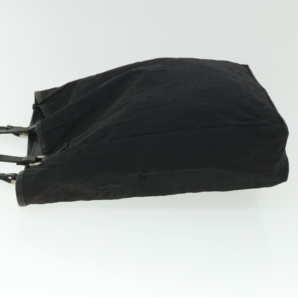 FENDI Zucca Canvas Tote Bag Blackbs8537