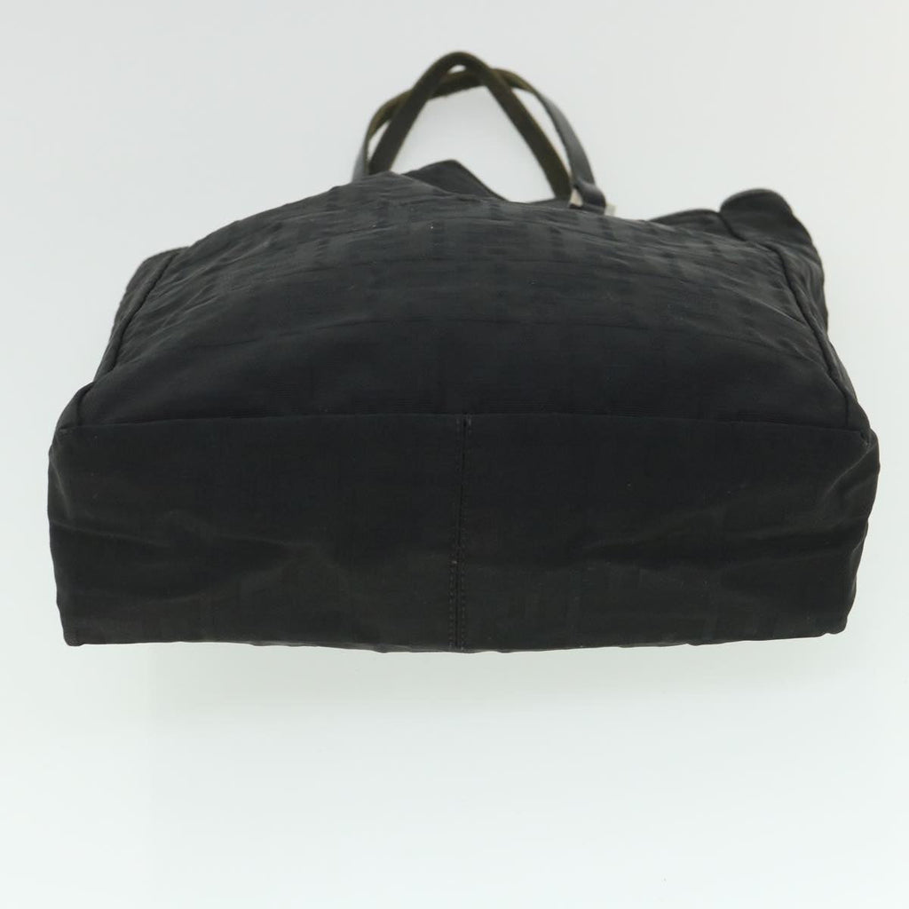 FENDI Zucca Canvas Tote Bag Blackbs8537