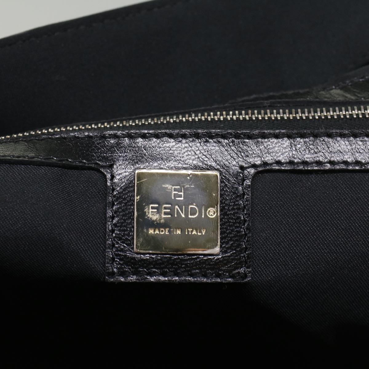 FENDI Tote Bag Nylon Black 0915808bs8596