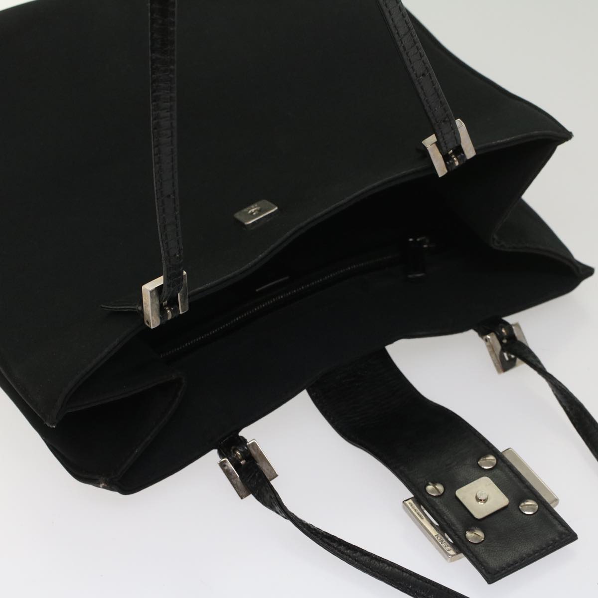FENDI Tote Bag Nylon Black 0915808bs8596