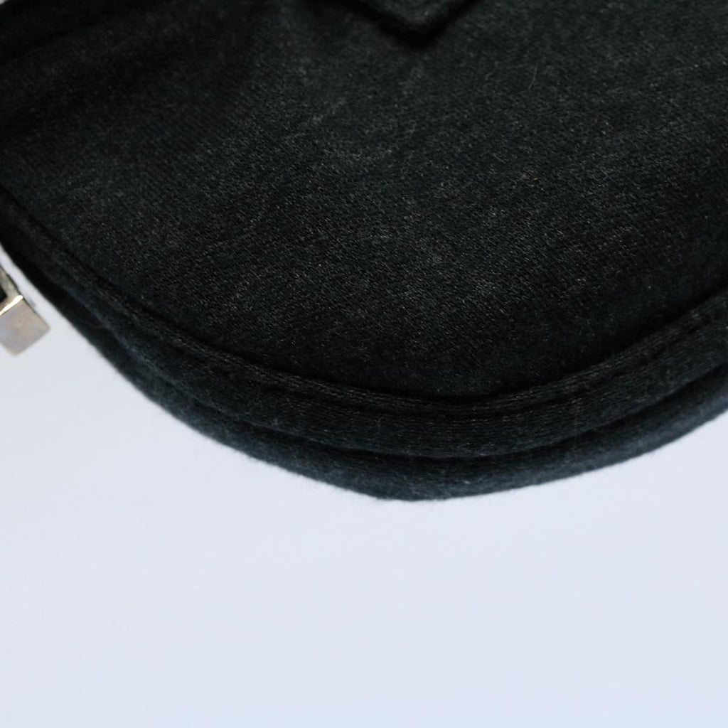FENDI Mini Mamma Baguette Pouch Cotton Graybs8606