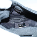 FENDI Mini Mamma Baguette Pouch Cotton Graybs8606