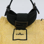 FENDI Mini Mamma Baguette Pouch Cotton Graybs8606