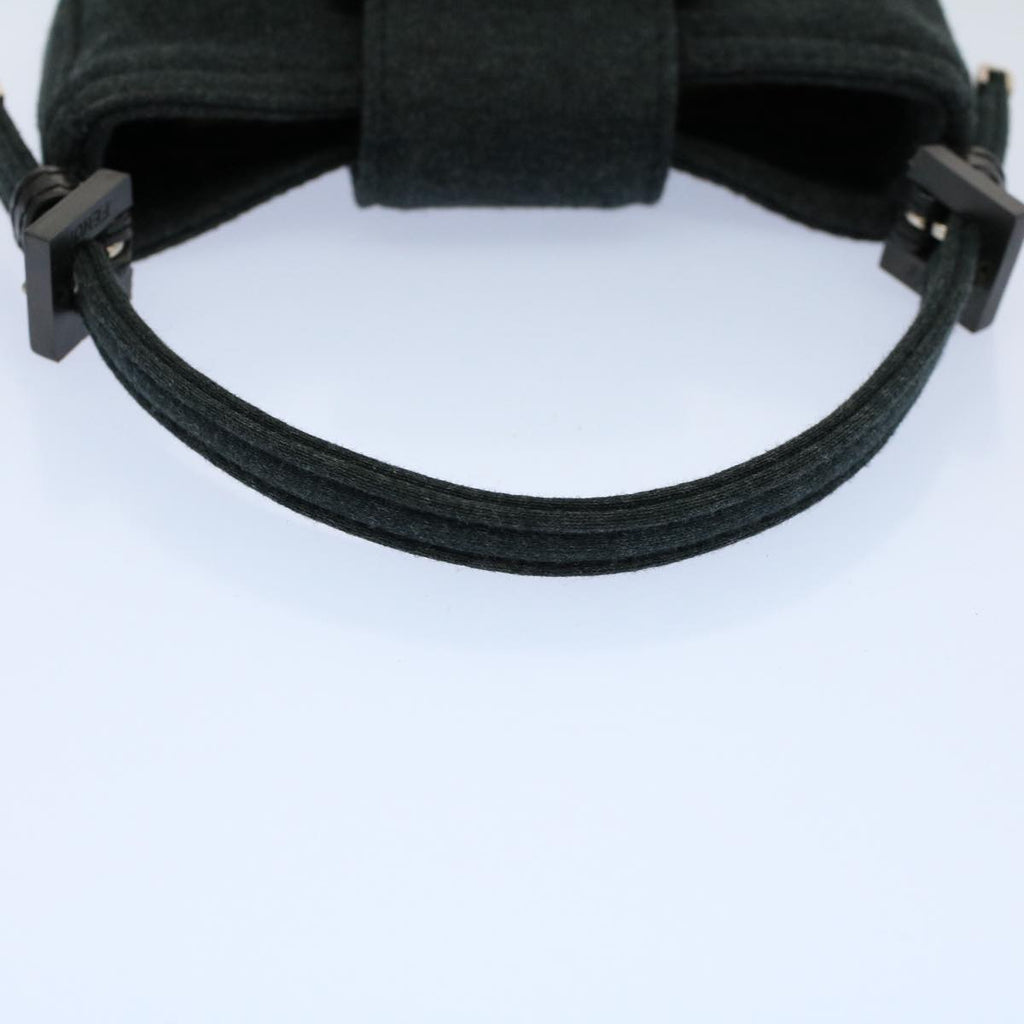 FENDI Mini Mamma Baguette Pouch Cotton Graybs8606