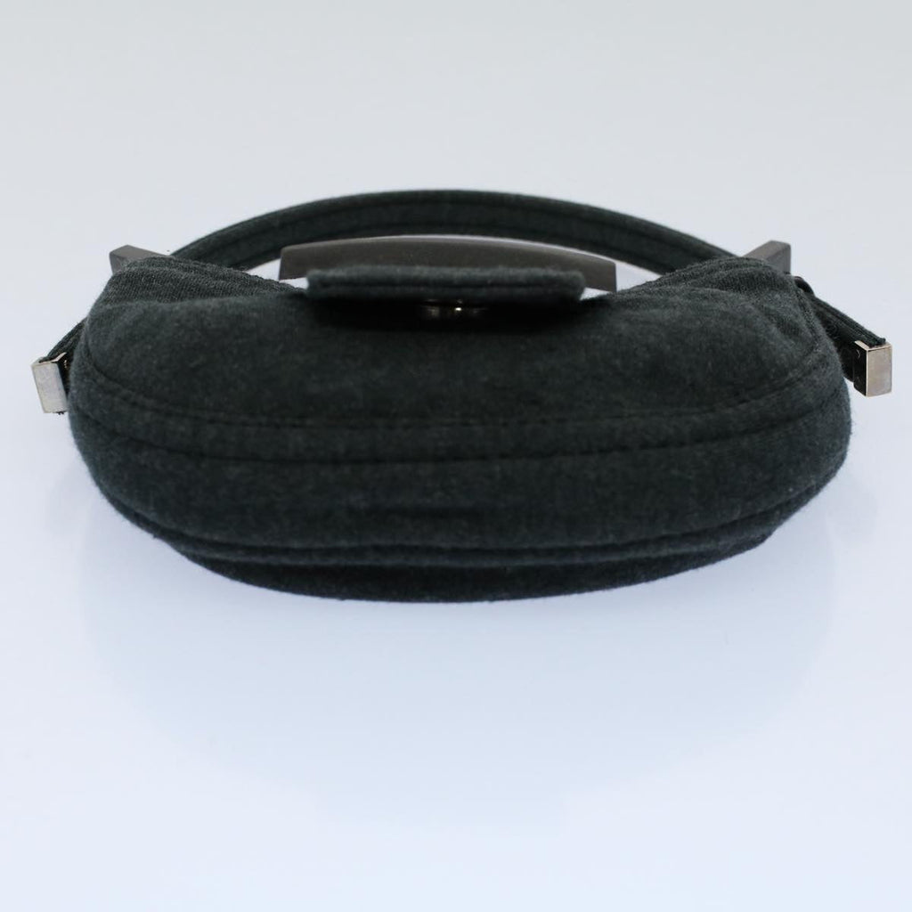 FENDI Mini Mamma Baguette Pouch Cotton Graybs8606