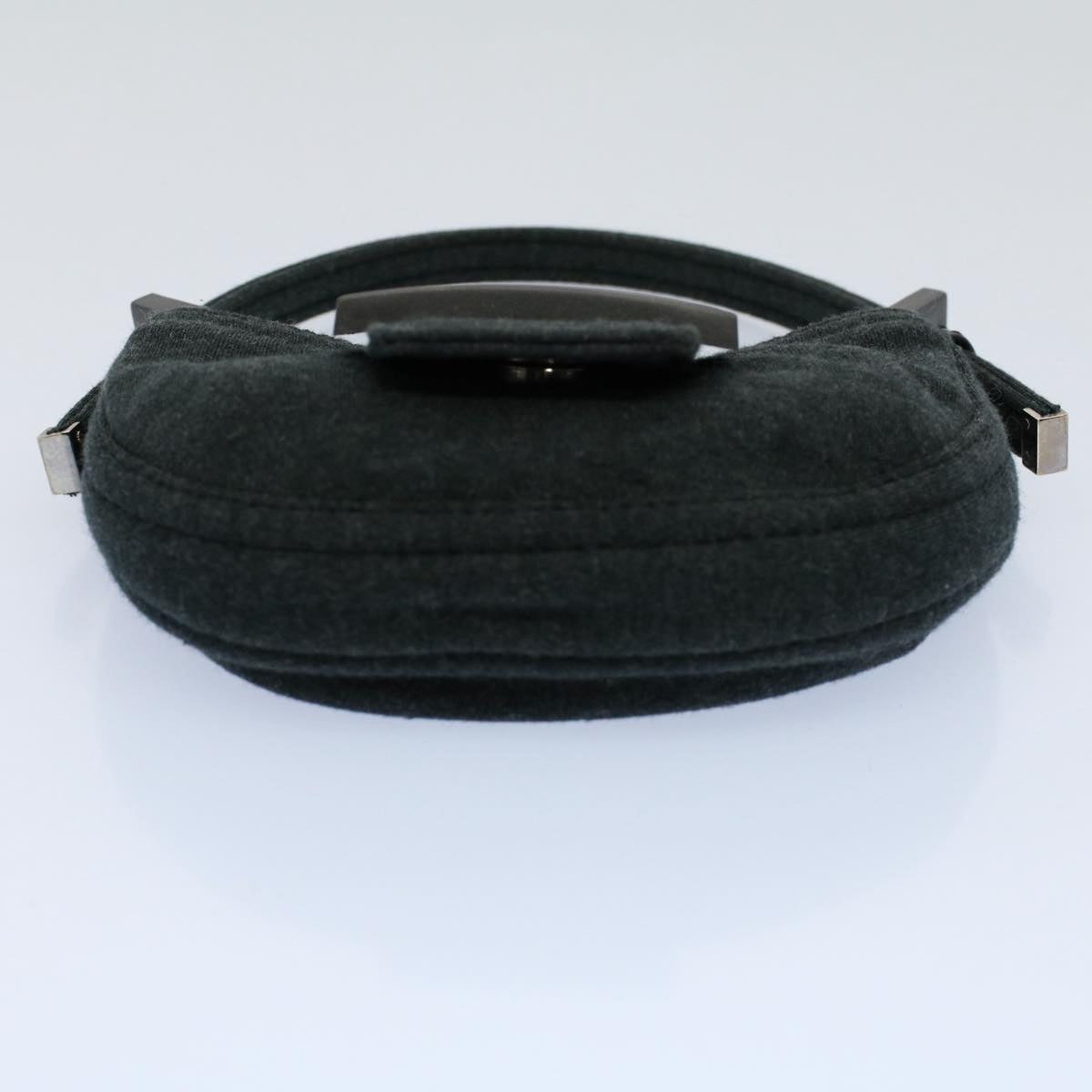 FENDI Mini Mamma Baguette Pouch Cotton Graybs8606