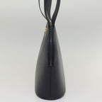 CELINE Shoulder Bag Leather Navy  8617