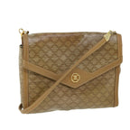 CELINE Macadam Canvas Shoulder Bag Brown  8699