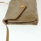 CELINE Macadam Canvas Shoulder Bag Brown  8699