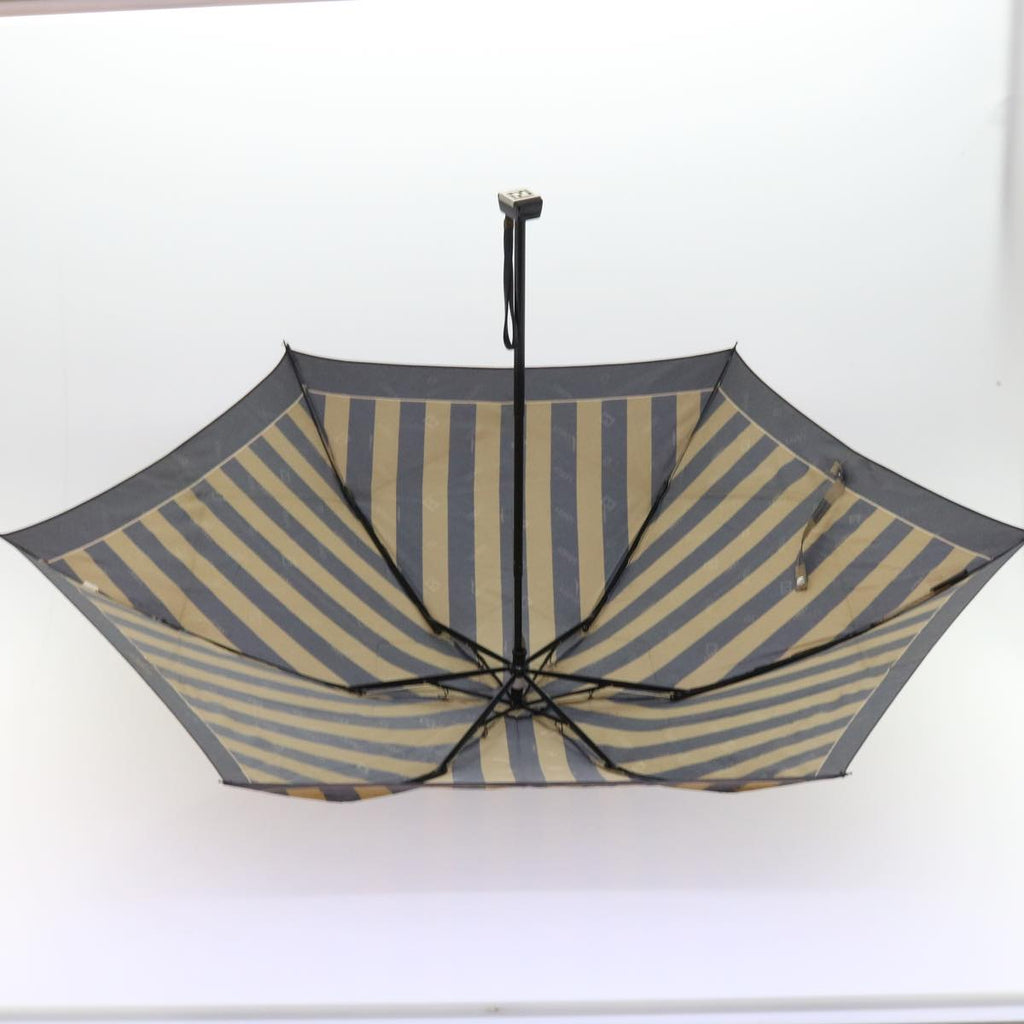 FENDI Zucchino Canvas Folding Umbrella Nylon 3Set Brown Beigebs8876