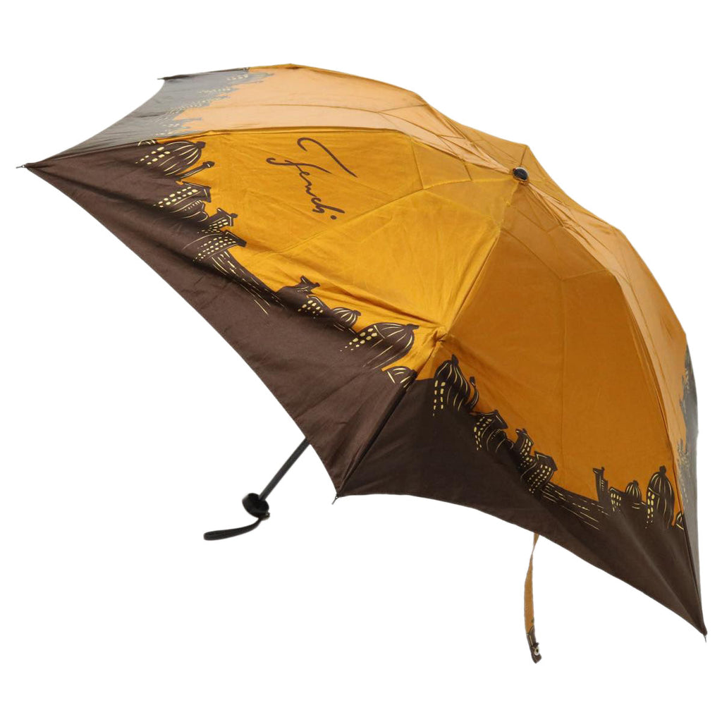 FENDI Zucchino Canvas Folding Umbrella Nylon 3Set Brown Beigebs8876