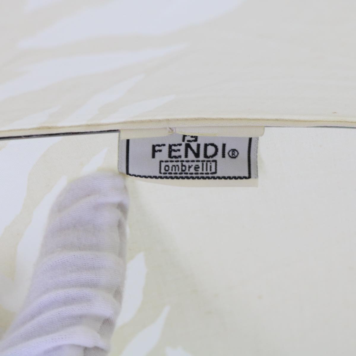 FENDI Zucchino Canvas Folding Umbrella Nylon 3Set Brown Beigebs8876