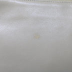 CELINE TRIO SMALL Shoulder Bag Leather Beige  8890