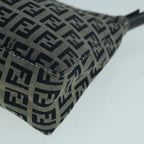 FENDI Zucchino Canvas Shoulder Bag Navybs9131