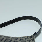 FENDI Zucchino Canvas Shoulder Bag Navybs9131