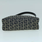 FENDI Zucchino Canvas Shoulder Bag Navybs9131