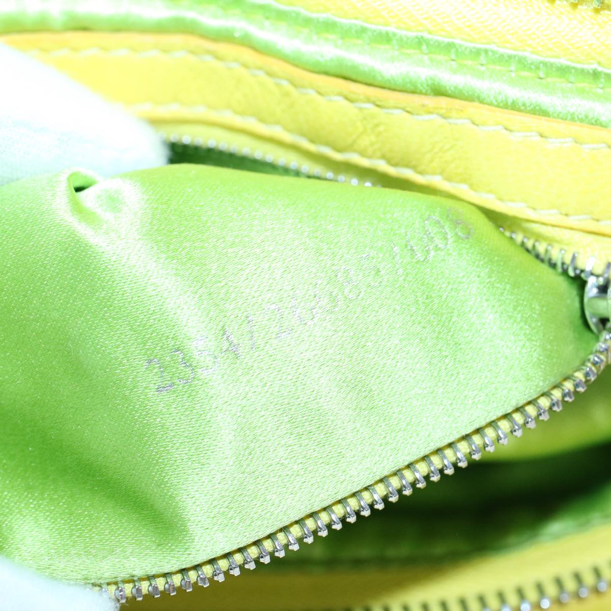 FENDI Mamma Baguette Shoulder Bag Leather Yellow 2354 26685 008bs9132