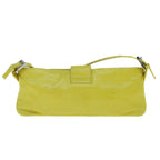 FENDI Mamma Baguette Shoulder Bag Leather Yellow 2354 26685 008bs9132