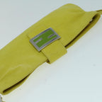 FENDI Mamma Baguette Shoulder Bag Leather Yellow 2354 26685 008bs9132