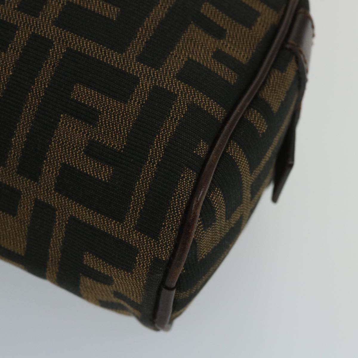 FENDI Zucca Canvas Shoulder Bag Brown 71 16560 0 012bs9134