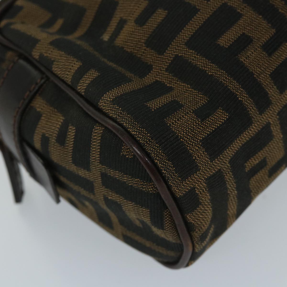 FENDI Zucca Canvas Shoulder Bag Brown 71 16560 0 012bs9134