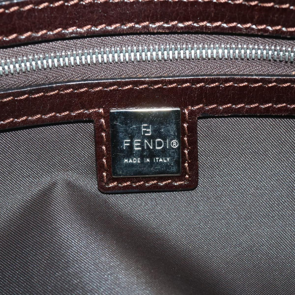 FENDI Zucca Canvas Shoulder Bag Brown 71 16560 0 012bs9134