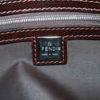 FENDI Zucca Canvas Shoulder Bag Brown 71 16560 0 012bs9134